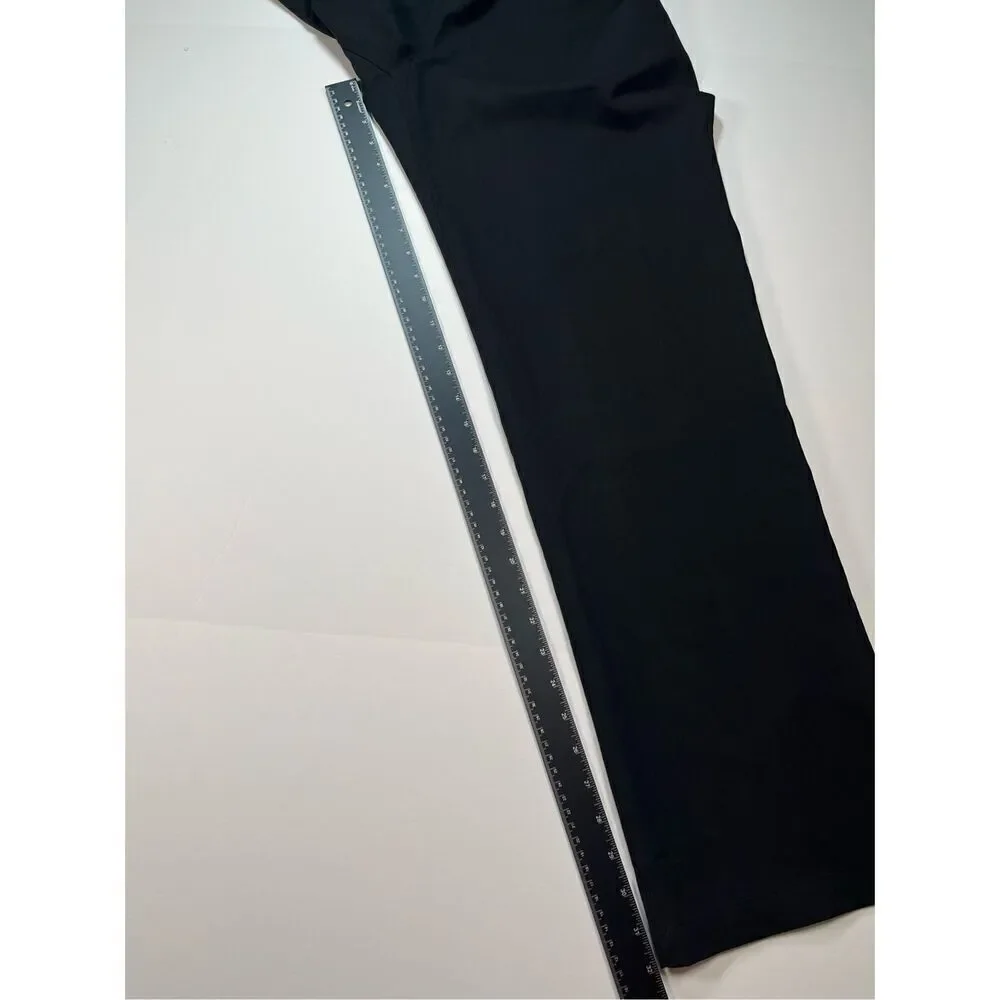 FIGS Pisco Basic Scrub Pant Elastic Waist Back Side Pocket Black Mens Size Large